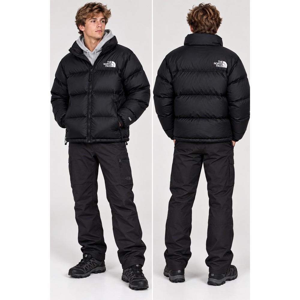 The North Face Nuptse 700 Puffer Jacket 1996 Retro Men's XS Black